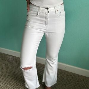 Rag & Bone Jeans Flare white denim 27